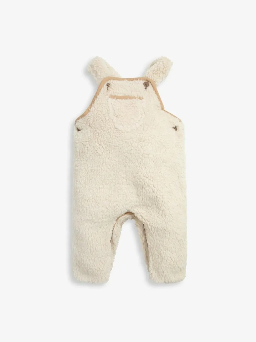 The Little Tailor Sherpa Fleece Cosy Baby Dungaree^BOY Dungarees