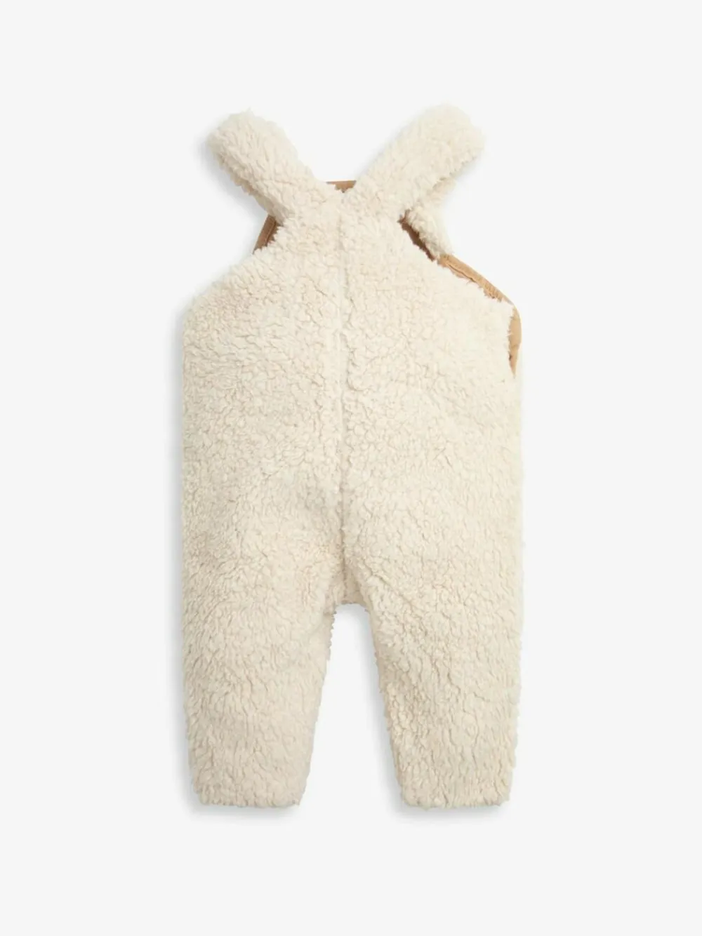 The Little Tailor Sherpa Fleece Cosy Baby Dungaree^BOY Dungarees