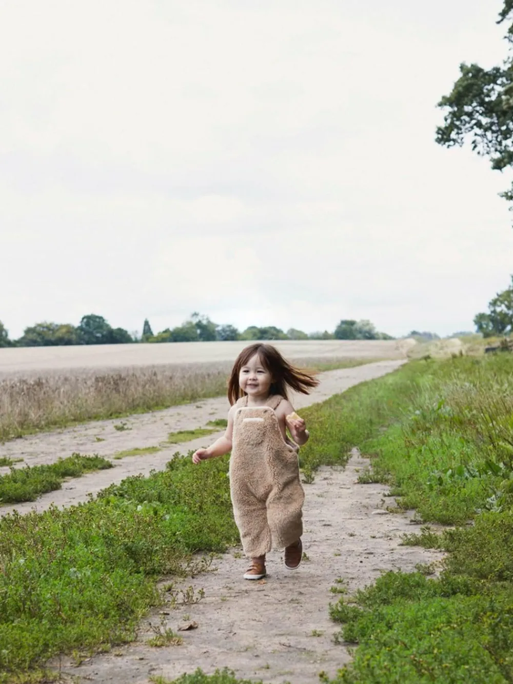 The Little Tailor Sherpa Fleece Cosy Baby Dungaree^BOY Rompers & Overalls|Dungarees