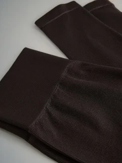 Outlet The Set 3 Pack Active Ribbed Legging Black/Chocolate Brown/Khaki