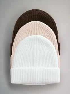 The Set 3 Pack Beanies^Women Hats|Hats, Gloves & Scarves