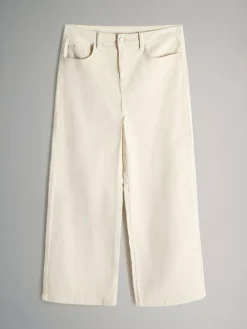 The Set 2 Pack Cord Wide Leg Jeans Cream/Black^Women Jeans|Jeans