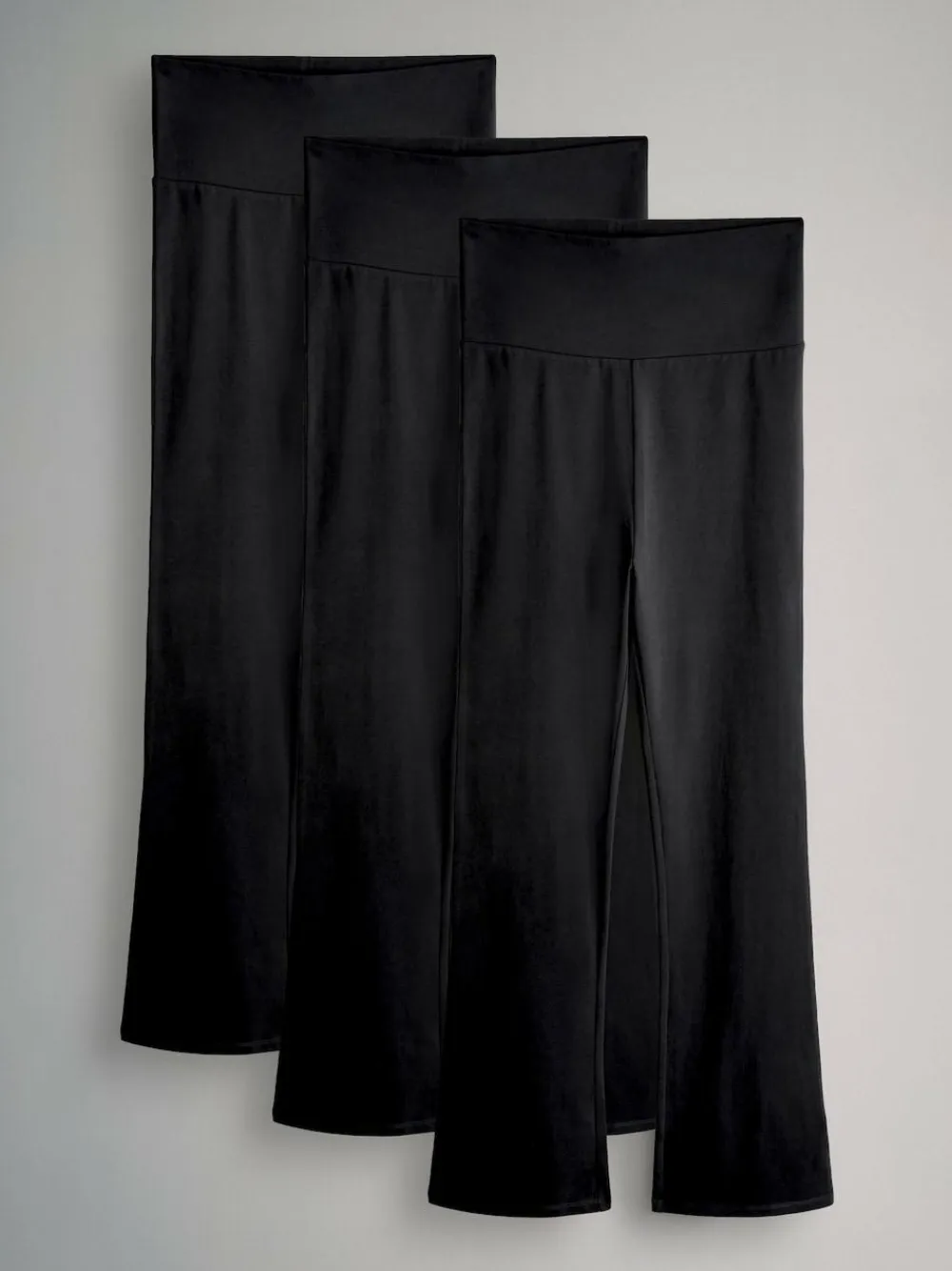 Discount The Set 3 Pack Flared Leggings Black