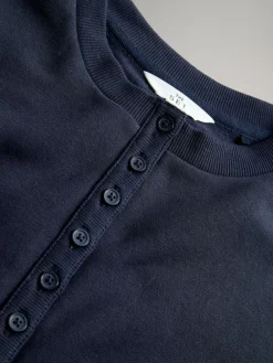 The Set 2 Pack Henley Sweatshirts Navy/Grey Marl^Women Hoodies & Sweatshirts