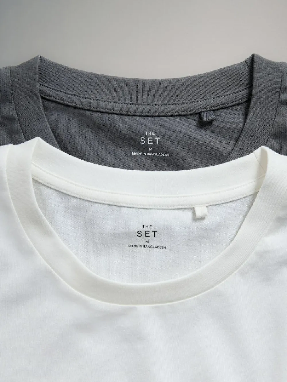 Outlet The Set 2 Pack Jersey T-Shirt and Flannel Pyjamas Black/Grey