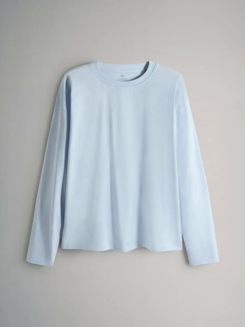 The Set 7 Pack Long Sleeve T-Shirts Navy/Blue/Red/Green/Light Blue/Stone Brown/White^Women Nightwear|Tops & T-Shirts