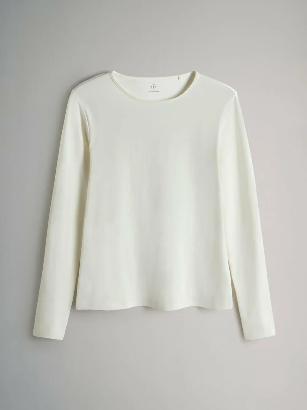 Sale The Set 7 Pack Long Sleeve Crew Neck T-Shirts Chocolate Brown/ Taupe Brown/ Light Brown/ Neutral