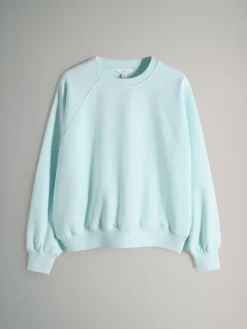 The Set 3 Pack Raglan Sweat Tops Blue/Light Blue/Cream^Women Hoodies & Sweatshirts