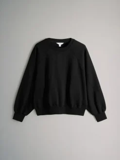 New The Set 3 Pack Raglan Sweat Tops Black/Navy/Cream