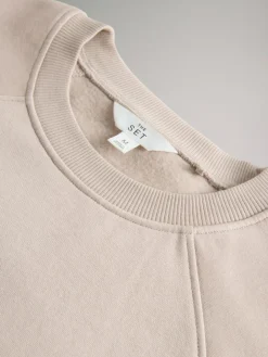 New The Set 3 Pack Raglan Sweat Tops Black/Navy/Cream