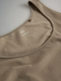 The Set 7 Pack Scoop Neck Vests^Women Nightwear