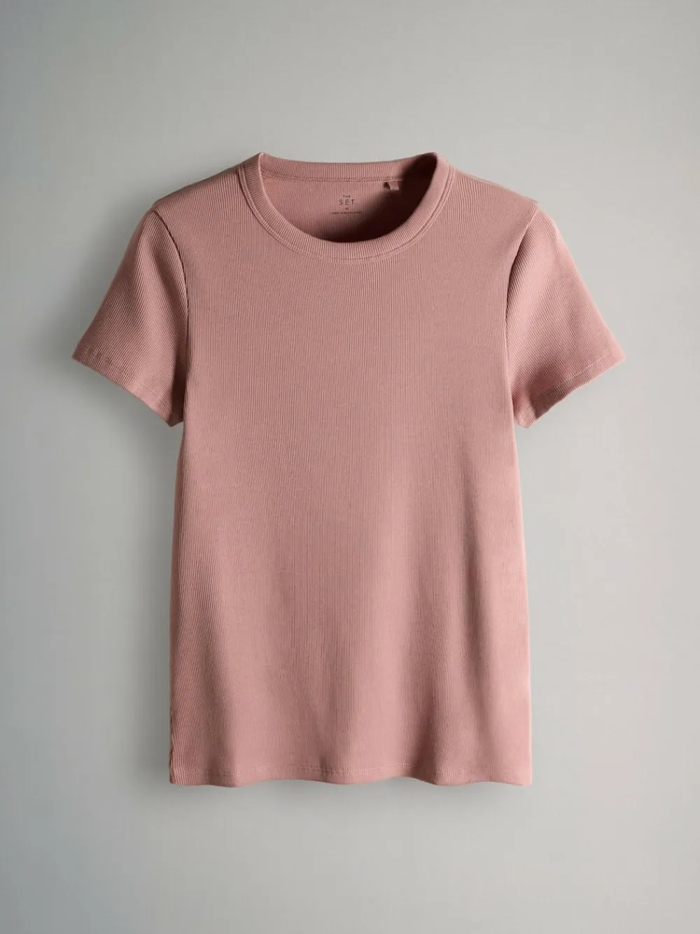 Discount The Set 5 Pack Short Sleeve Ribbed T-Shirts Multi