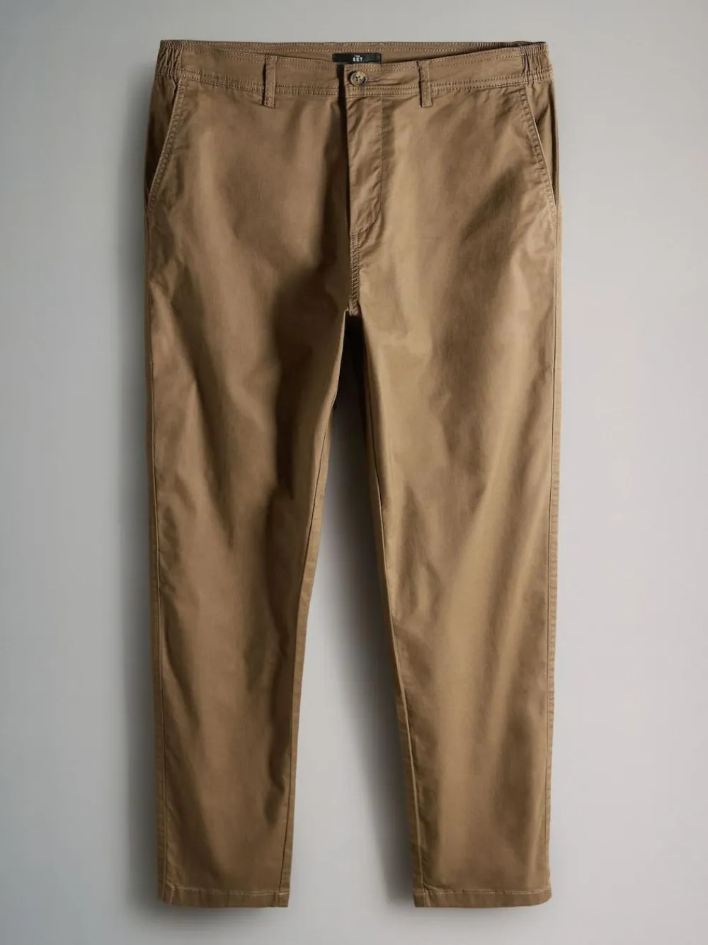 The Set 3 Pack Slim Leg Chino Trousers Navy/Tan Brown/Green^ Pants & Chinos