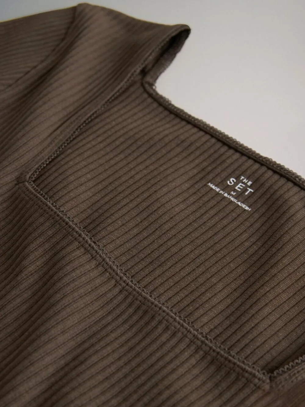 The Set 4 Pack Trim Square Neck Ribbed Tops^Women Nightwear|Tops & T-Shirts