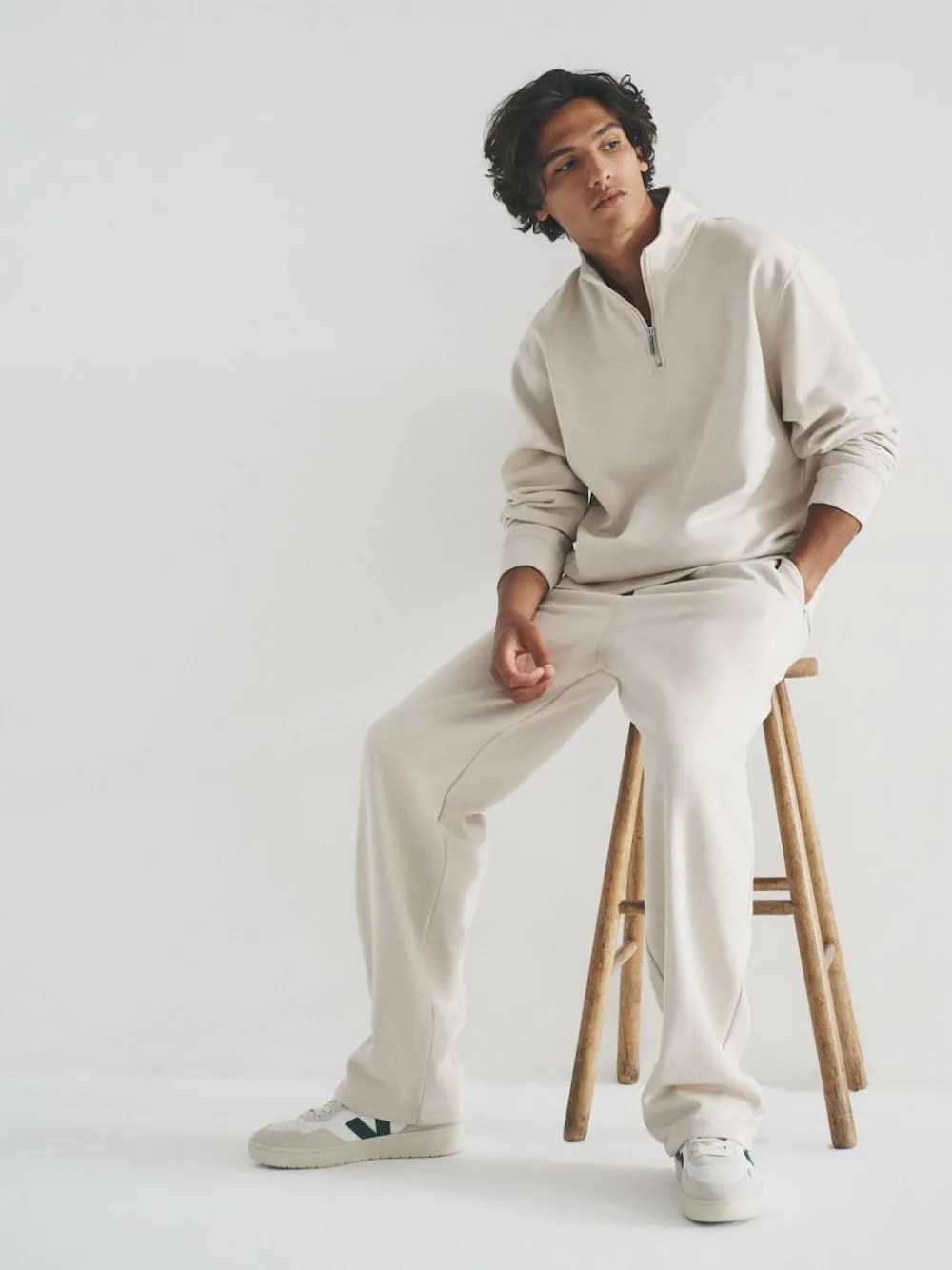 Clearance The Set 4 Pack Wide Leg Joggers Blue/Brown