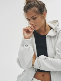 The Set 2 Pack Zip Though Hoodies Black/Grey Marl^Women Sportswear|Hoodies & Sweatshirts