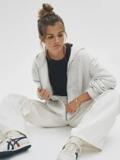 The Set 2 Pack Zip Though Hoodies Black/Grey Marl^Women Sportswear|Hoodies & Sweatshirts