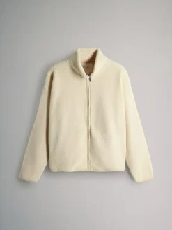 The Set 2 Pack Zip Through Borg Fleeces Chocolate Brown/Cream^Women Coats & Jackets|Coats & Jackets