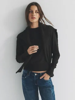 The Set Black/Brown/Neutral 3 Pack Fine Knit Crew Neck Jumpers^Women Knitwear|Knitwear