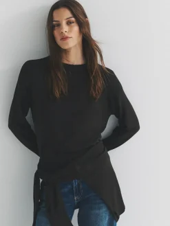 The Set Black/Brown/Neutral 3 Pack Fine Knit Crew Neck Jumpers^Women Knitwear|Knitwear