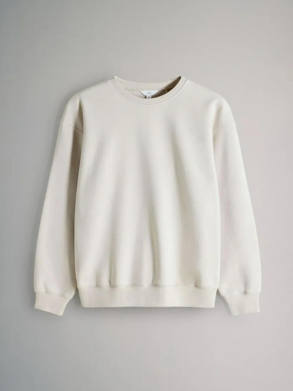 Discount The Set Navy/Oatmeal 4 Pack Crew Neck Sweat and Wide Leg Joggers