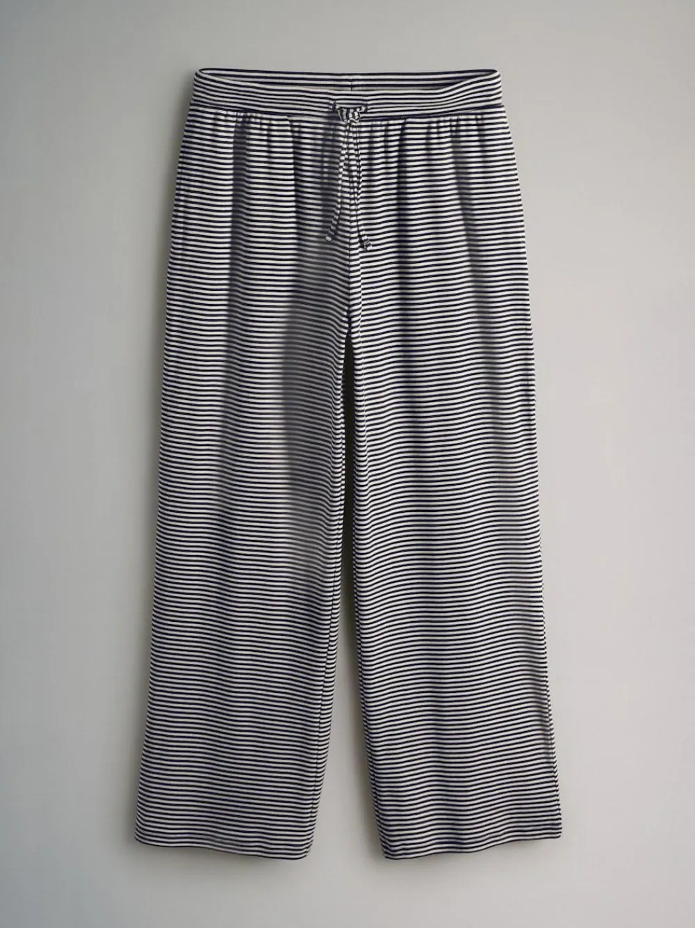 Hot The Set Stripe 2 Pack Button Through Long Sleeve Top and Drawstring Trousers Co-Ord Set