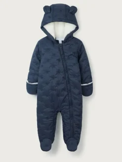 The White Company Blue Star Quilted Pramsuit^BOY Coats, Jackets & Pramsuits|Coats, Jackets & Pramsuits