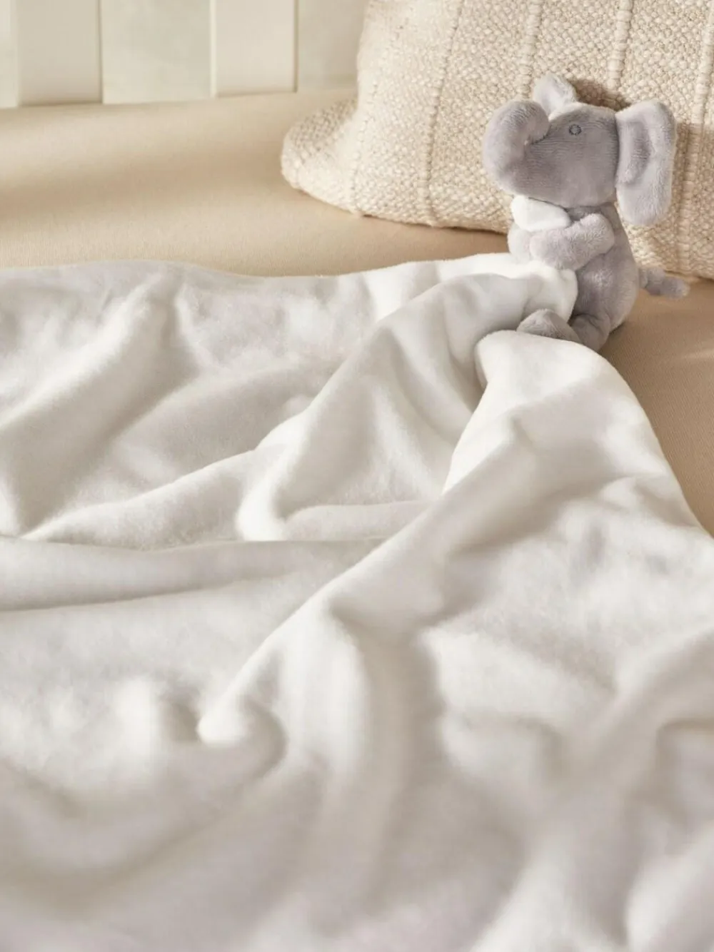 Outlet The White Company Grey Kimbo Comforter Blanket