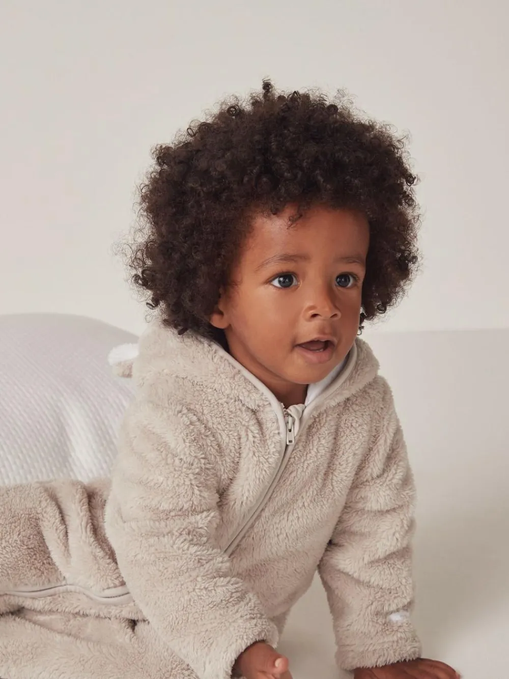 The White Company Pebble Fleece Romper^ Rompers & Overalls