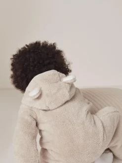 The White Company Pebble Fleece Romper^ Rompers & Overalls