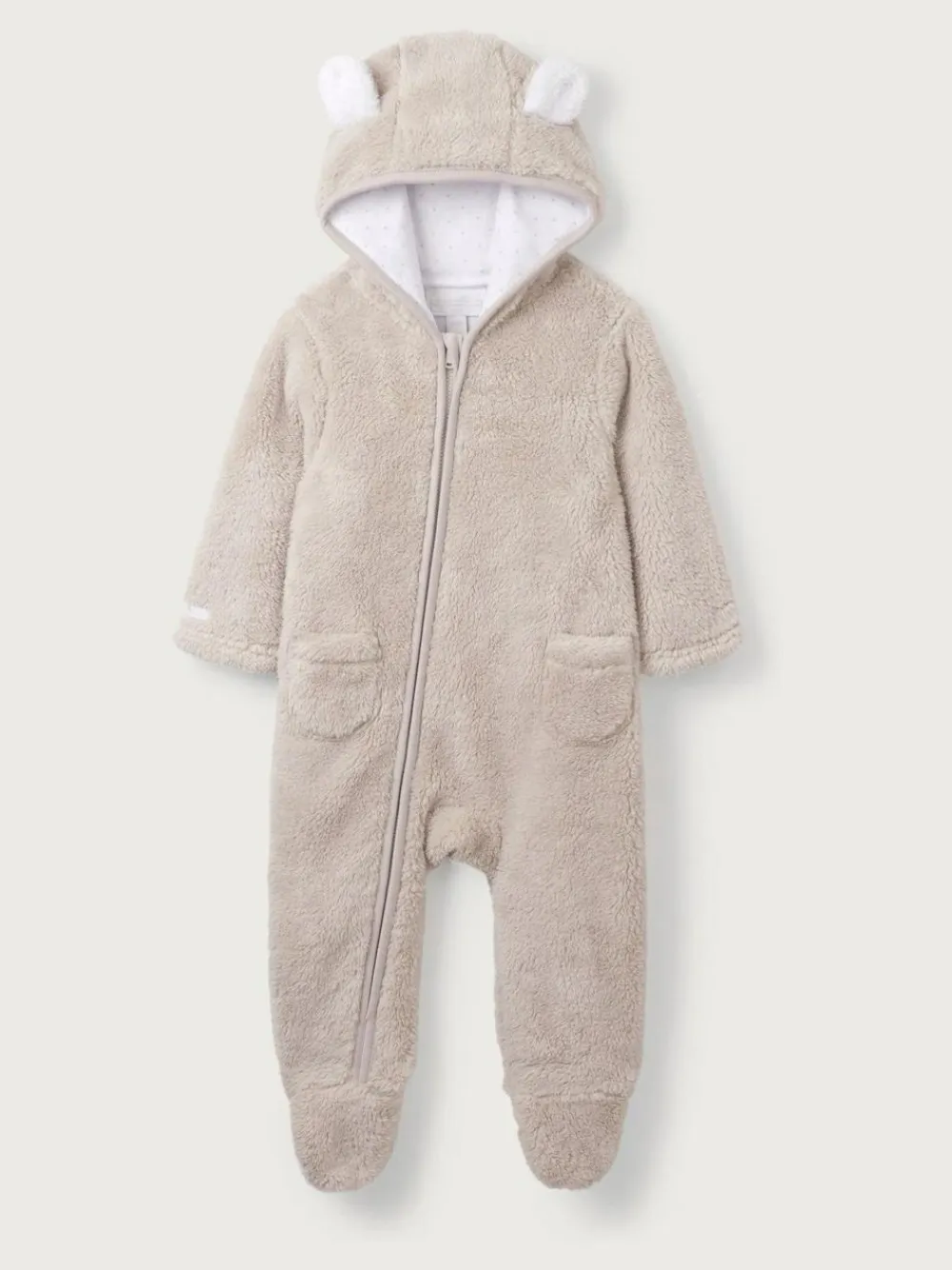 The White Company Pebble Fleece Romper^ Rompers & Overalls