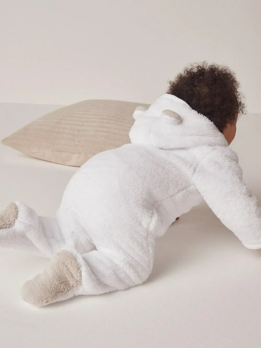 The White Company Pebble Fleece Romper^ Rompers & Overalls