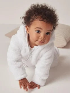 The White Company Pebble Fleece Romper^ Rompers & Overalls