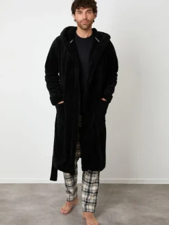 Threadbare Cosy Hooded Dressing Gown^ Bathrobe