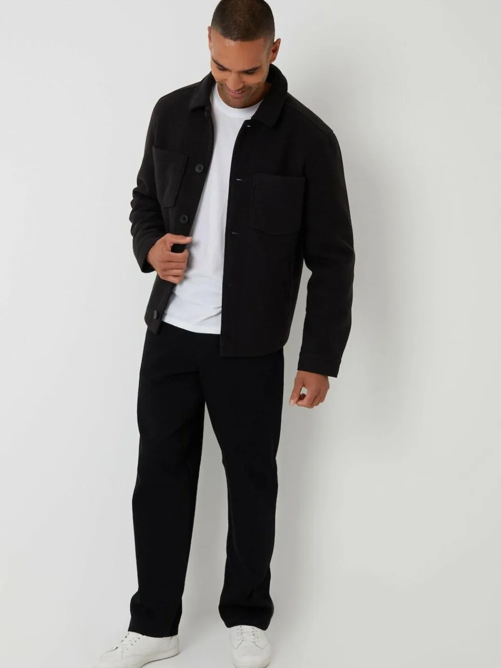 Threadbare Faux Wool Button Up Quilted Shacket^ Blazers & Formal Jackets