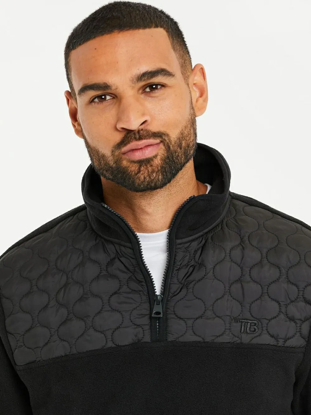 Threadbare Quarter Zip Quilted Fleece Sweatshirt^ Sweatshirts & Hoodies|Sweatshirts & Hoodies