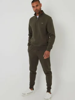 Threadbare Quarter Zip Neck Sweatshirts 2 Pack^ Sweatshirts & Hoodies|Sweatshirts & Hoodies