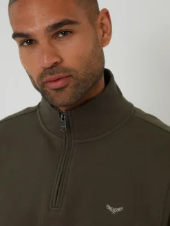 Threadbare Quarter Zip Neck Sweatshirts 2 Pack^ Sweatshirts & Hoodies|Sweatshirts & Hoodies