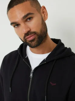 Threadbare Black Zip Through Hoodie^ Sweatshirts & Hoodies|Sweatshirts & Hoodies