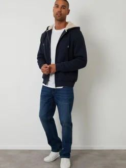 Threadbare Borg Lined Zip-Through Hoodie^ Sweatshirts & Hoodies|Sweatshirts & Hoodies