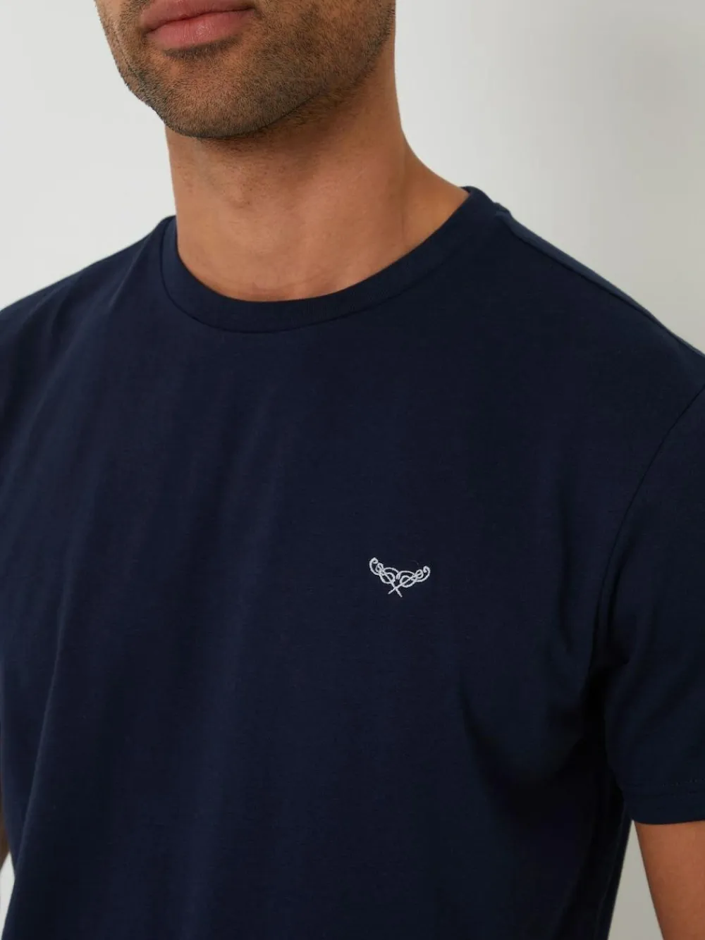 Sale Threadbare Blue Short Sleeve Top & Stripe Trousers Pyjamas Set