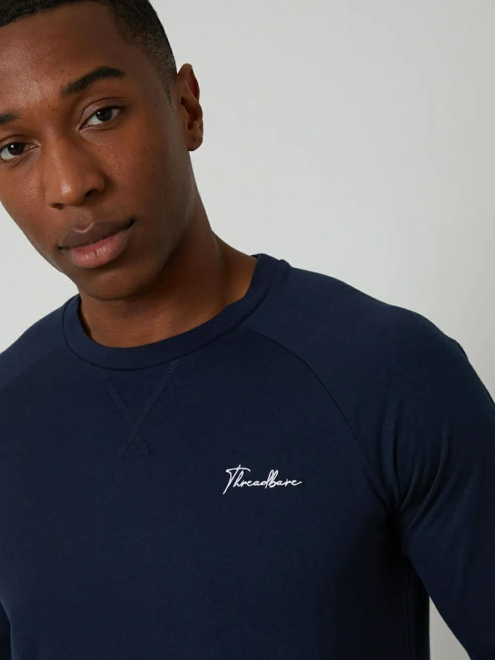 Threadbare Sweatshirts & Joggers Lounge 2 Piece Set Blue