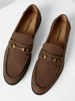 Hot Threadbare Snaffle Loafers Brown