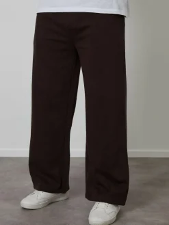 New Threadbare Wide Leg Joggers Brown