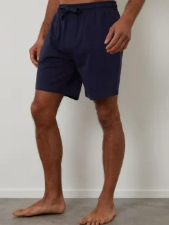 Best Threadbare Lounge Shorts 2 Pack Cream/Blue