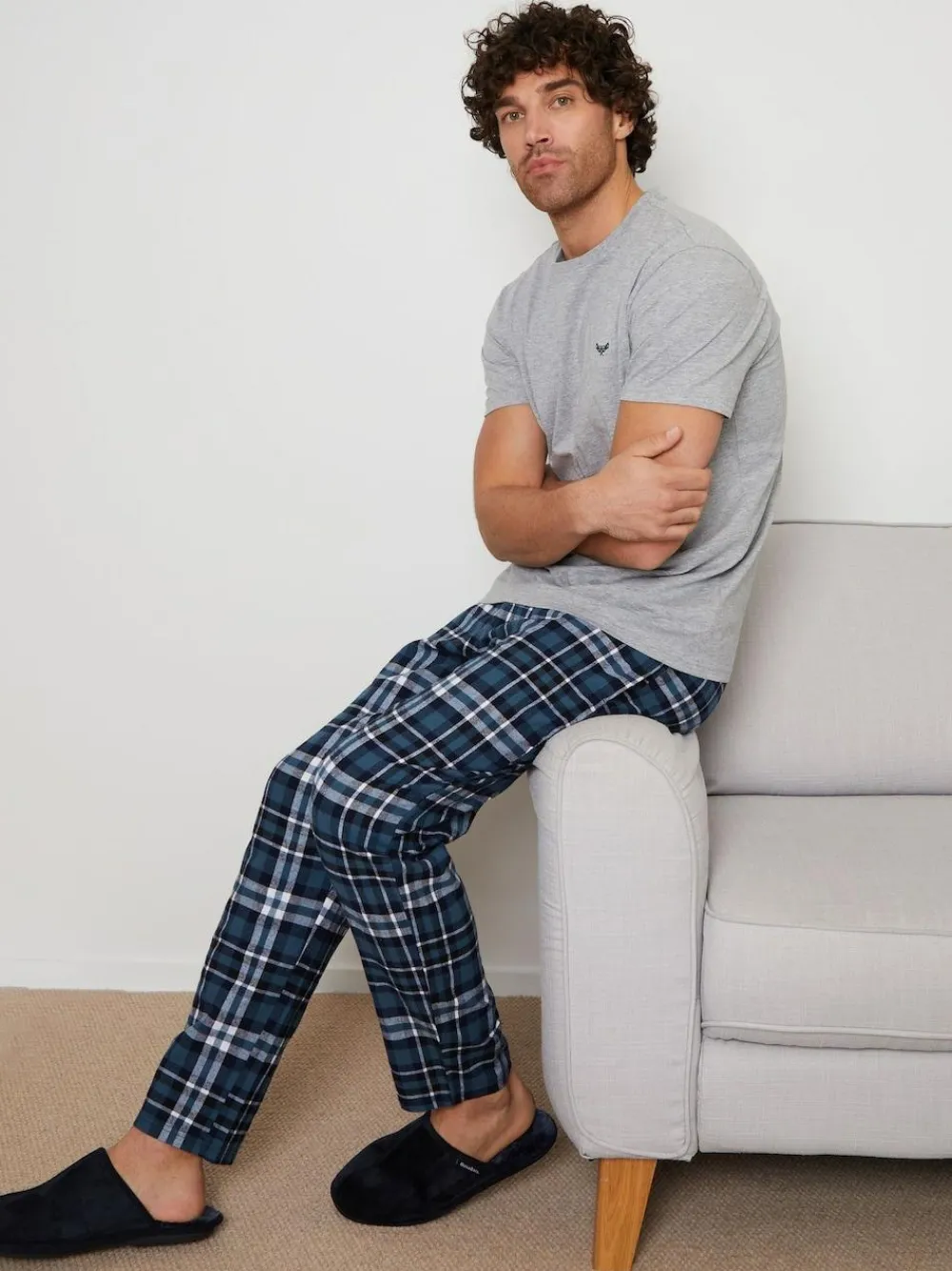 New Threadbare Dark Blue Pyjamas Set