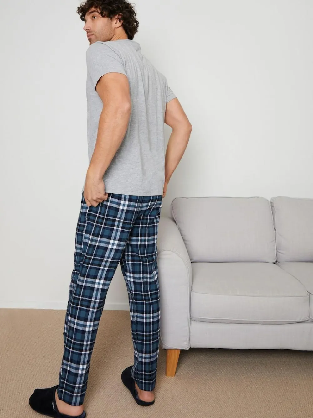 New Threadbare Dark Blue Pyjamas Set