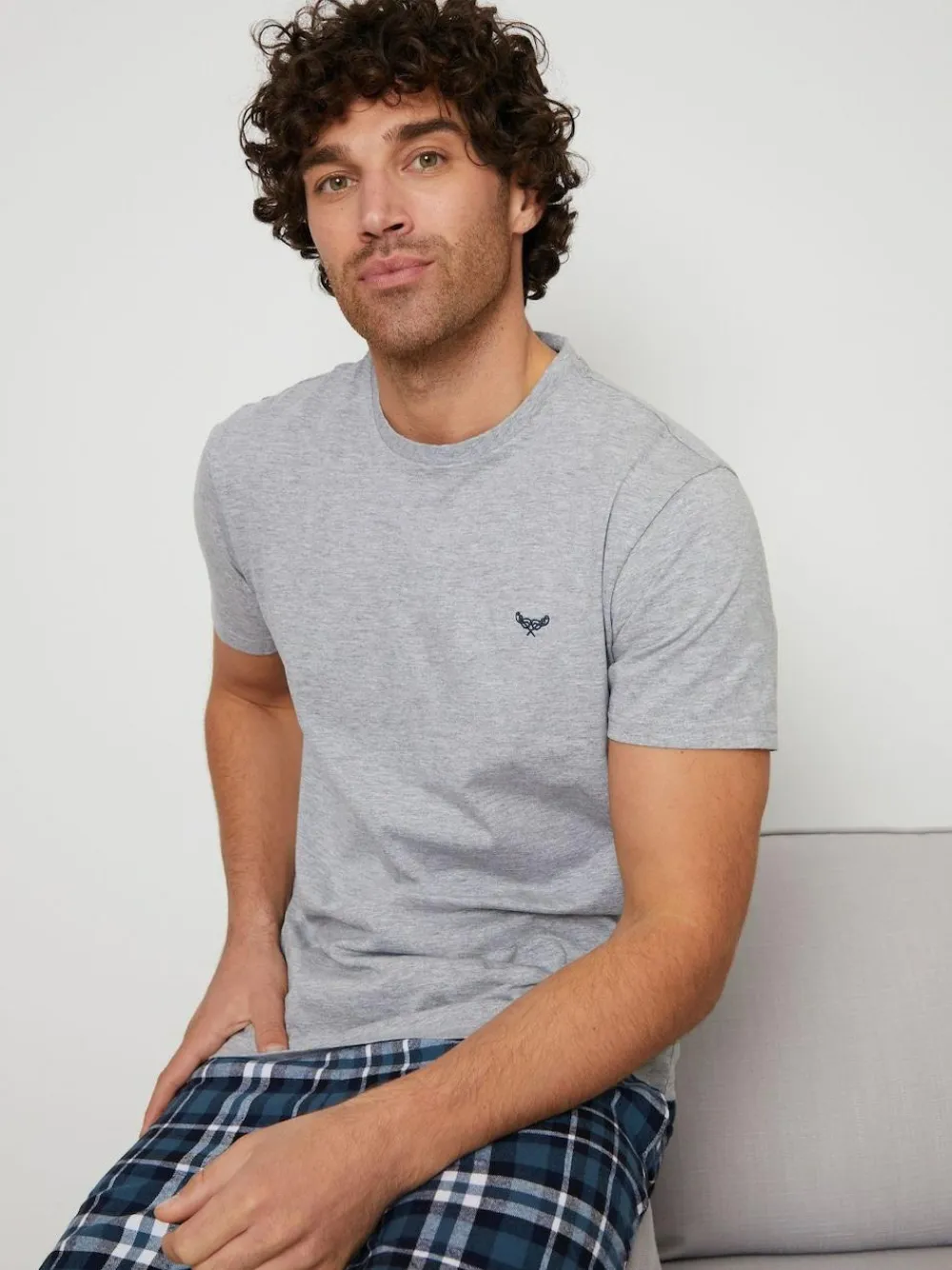 New Threadbare Dark Blue Pyjamas Set