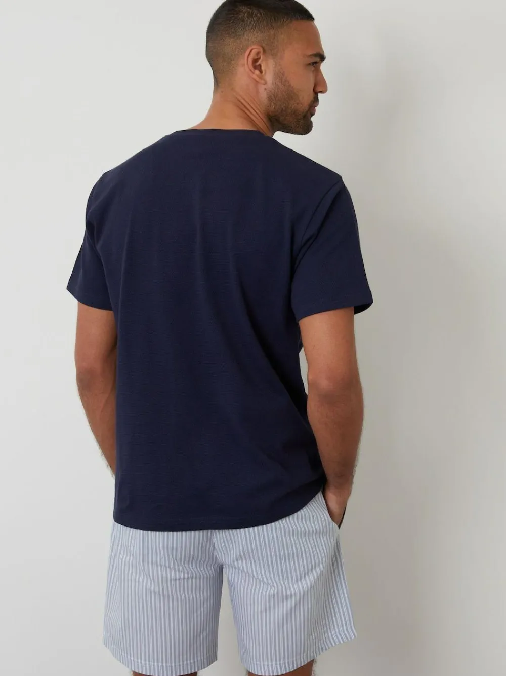 Threadbare Textured Shortie 100% Cotton Pyjamas Set^ Pyjamas