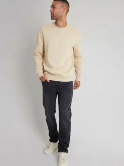 Threadbare Dark Grey Straight Fit Jeans With Stretch^ Jeans|Jeans